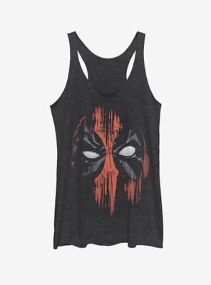 Marvel Deadpool Painted Face Womens Tank Top
