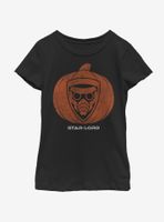 Marvel Guardians Of The Galaxy Starlord Pumpkin Youth Girls T-Shirt