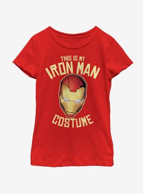 Marvel Iron Man Costume Youth Girls T-Shirt