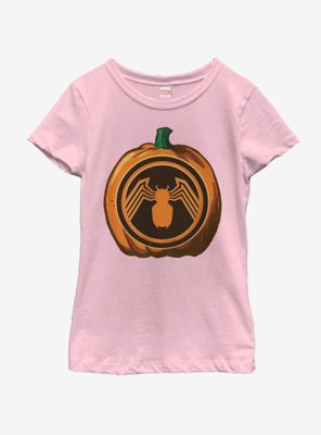 Marvel Venom Pumpkin Youth Girls T-Shirt