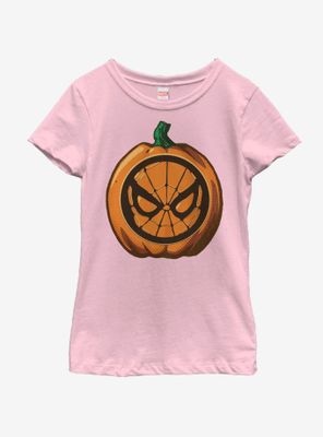 Marvel Spider-Man Spider Pumpkin Youth Girls T-Shirt