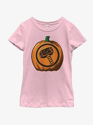 Marvel Thor Pumpkin Youth Girls T-Shirt