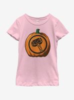 Marvel Thor Pumpkin Youth Girls T-Shirt