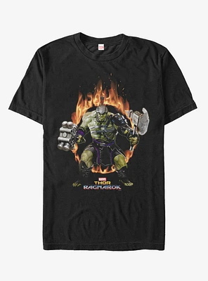 Marvel Hulk Fire Ring T-Shirt