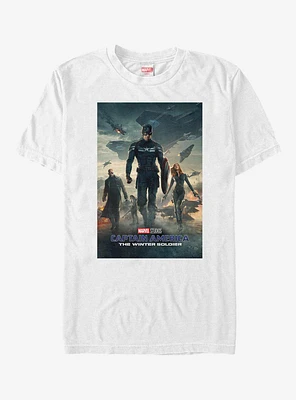 Marvel Captain America Winter Soldier Poster T-Shirt