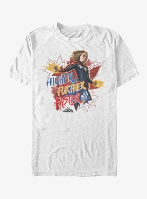 Marvel Captain Fighter Faster T-Shirt