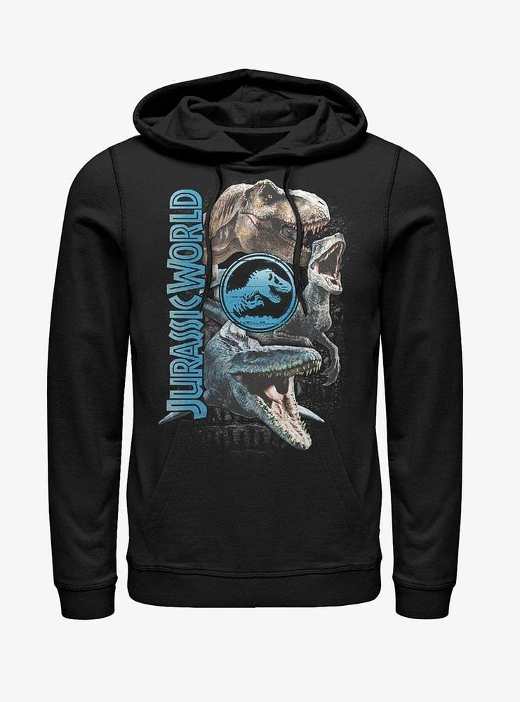 Jurassic Park Dino Group Stack Hoodie