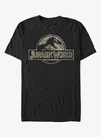 Jurassic Park Camo Logo T-Shirt