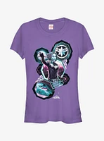 Marvel Captain Space Time Girls T-Shirt