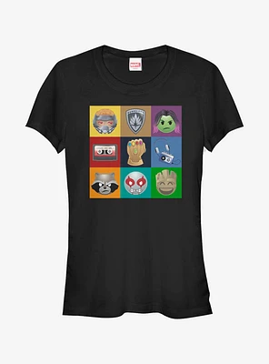 Marvel Guardians of The Galaxy Emoji Girls T-Shirt