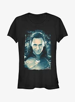 Marvel Loki Face Girls T-Shirt