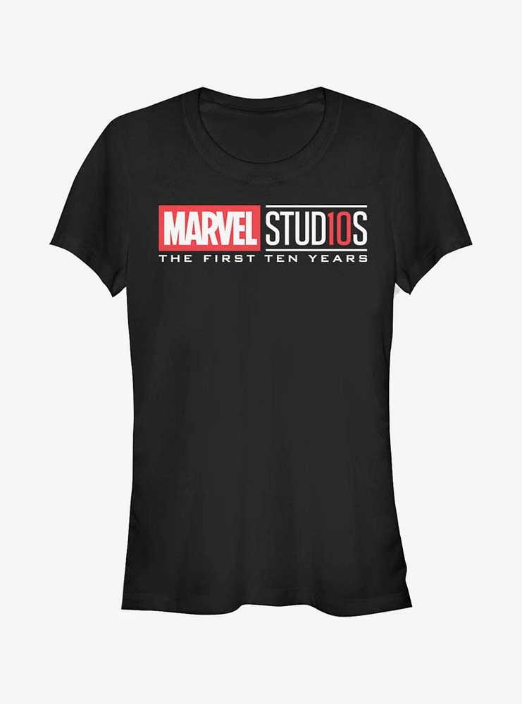 Marvel Studio 10 Logo Girls T-Shirt