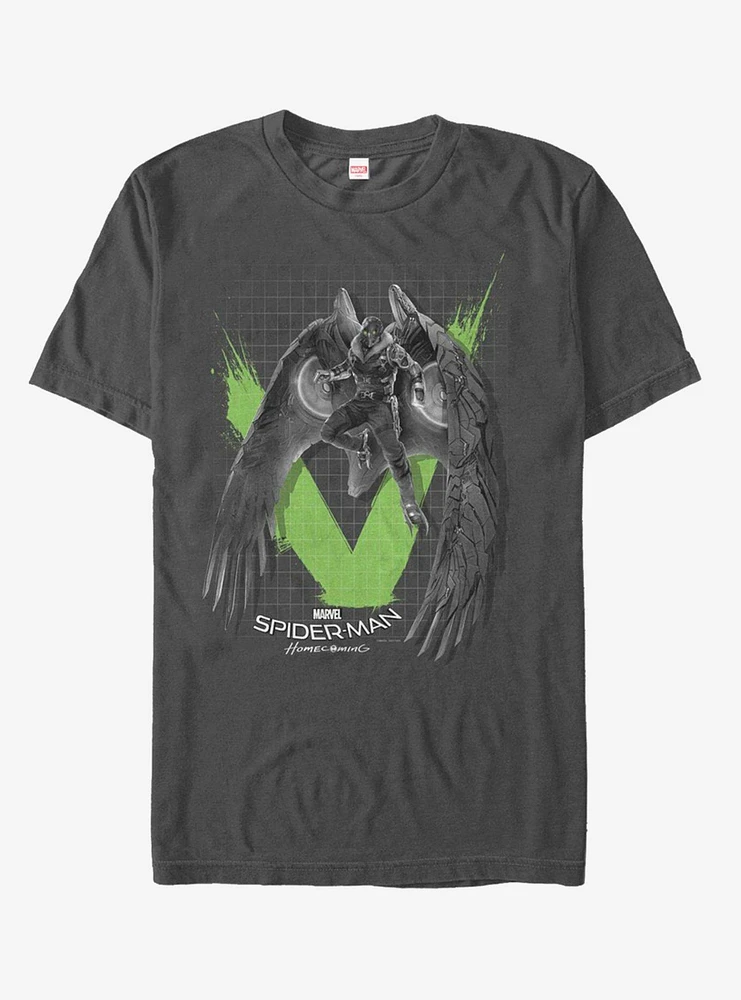 Marvel Spider-Man V Is For Vulture T-Shirt