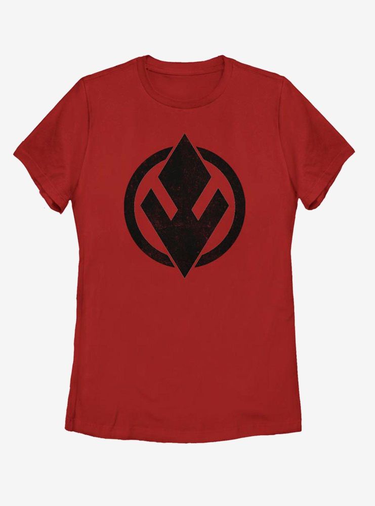 Star Wars Episode IX The Rise Of Skywalker Sith Trooper Solid Emblem Womens T-Shirt