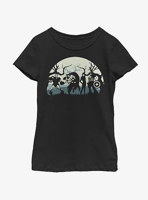 Marvel Avengers Avenge Or Treat Youth Girls T-Shirt