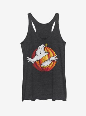 Ghostbusters Halloween Logo Womens Tank Top