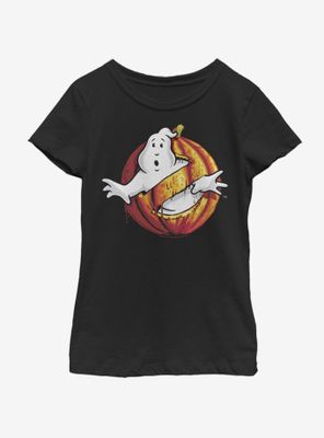 Ghostbusters Halloween Logo Youth Girls T-Shirt