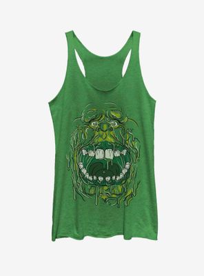 Ghostbusters Slimer Face Costume Womens Tank Top