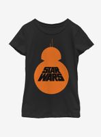 Star Wars The Force Awakens BB8 Pumpkin Youth Girls T-Shirt