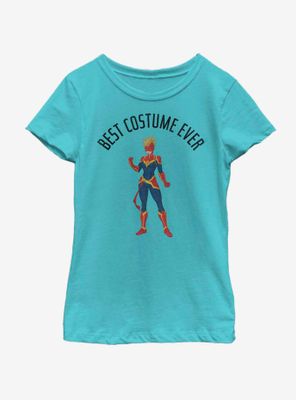 Marvel Captain Best Costume Ever Youth Girls T-Shirt