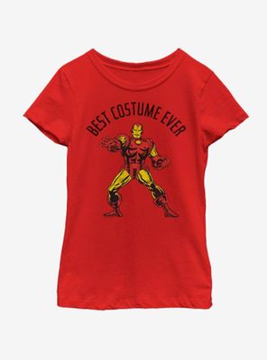 Marvel Iron Man Best Costume Ever Youth Girls T-Shirt