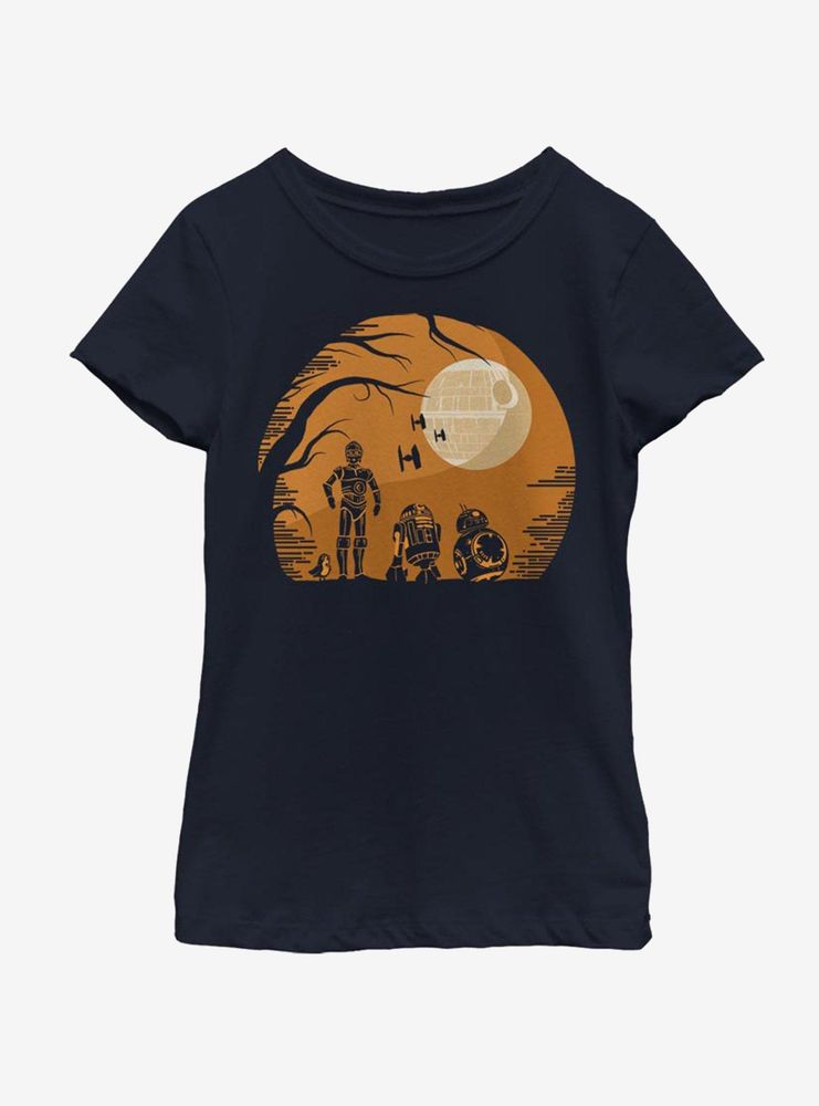 Star Wars The Last Jedi Droids Haunt Youth Girls T-Shirt