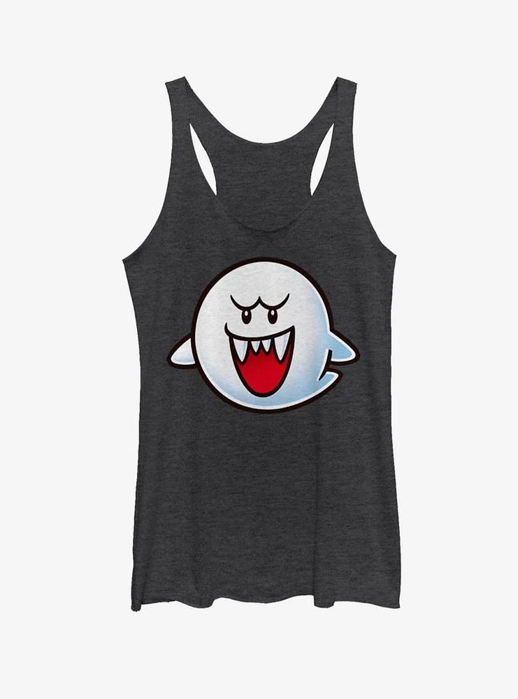 Nintendo Super Mario Boo Face Womens Tank Top
