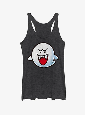 Nintendo Super Mario Boo Face Womens Tank Top