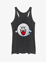 Nintendo Super Mario Boo Face Womens Tank Top