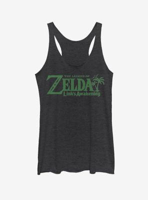 Nintendo Zelda Link's Awakening Logo Womens Tank Top