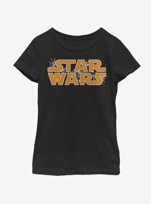 Star Wars Web Logo Youth Girls T-Shirt