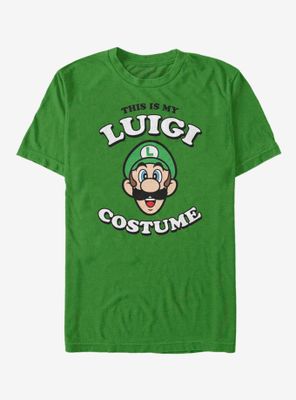 Nintendo Super Mario Luigi Costume T-Shirt