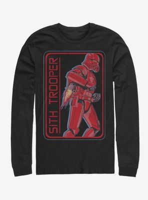 Star Wars Episode IX The Rise Of Skywalker Retro Sith Trooper Long-Sleeve T-Shirt