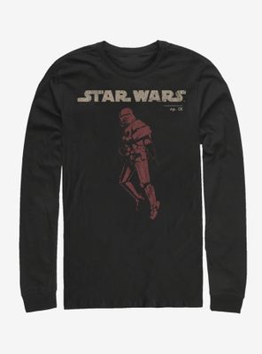 Star Wars Episode IX The Rise Of Skywalker Jet Red Long-Sleeve T-Shirt