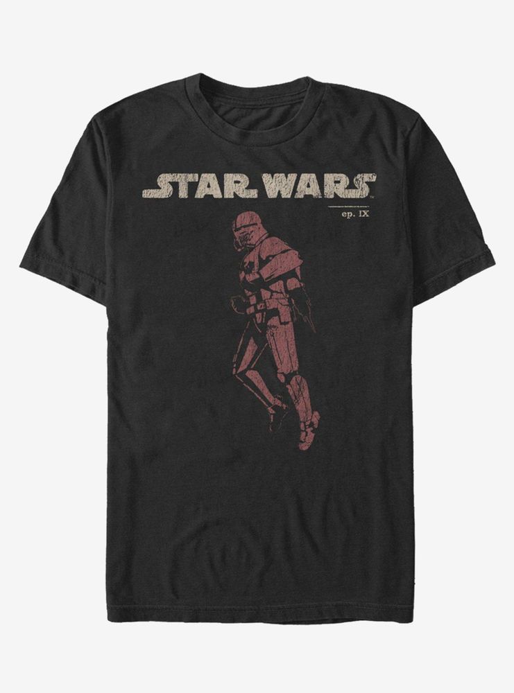 Star Wars Episode IX The Rise Of Skywalker Jet Red T-Shirt