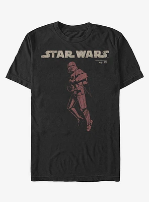 Star Wars Episode IX The Rise Of Skywalker Jet Red T-Shirt