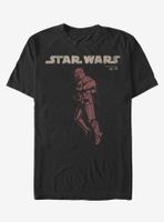 Star Wars Episode IX The Rise Of Skywalker Jet Red T-Shirt