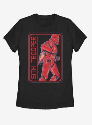 Star Wars Episode IX The Rise Of Skywalker Retro Sith Trooper Womens T-Shirt