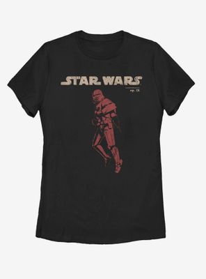 Star Wars Episode IX The Rise Of Skywalker Jet Red Womens T-Shirt