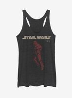 Star Wars Episode IX The Rise Of Skywalker Jet Red Womens Tank Top