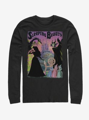 Disney Sleeping Beauty Classic Poster Long-Sleeve T-Shirt