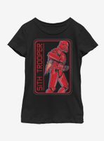 Star Wars The Rise Of Skywalker Retro Sith Trooper Youth Girls T-Shirt