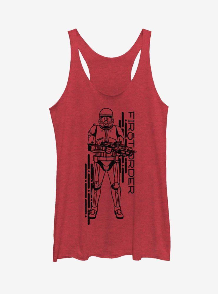 Star Wars Episode IX The Rise Of Skywalker Project Red Womens Tank Top