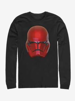 Star Wars Episode IX The Rise Of Skywalker Red Helm Long-Sleeve T-Shirt