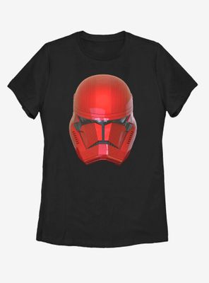 Star Wars Episode IX The Rise Of Skywalker Red Helm Womens T-Shirt