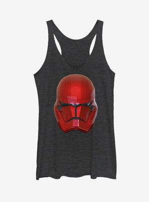 Star Wars Episode IX The Rise Of Skywalker Red Helm Womens Tank Top