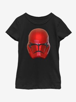 Star Wars The Rise Of Skywalker Red Helm Youth Girls T-Shirt