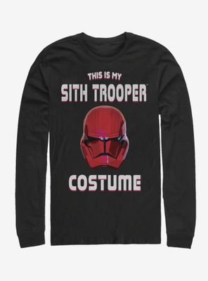 Star Wars Episode IX The Rise Of Skywalker Sith Trooper Costume Long-Sleeve T-Shirt