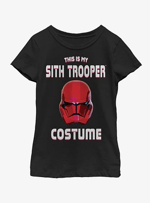 Star Wars The Rise Of Skywalker Sith Trooper Costume Youth Girls T-Shirt