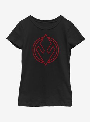 Star Wars The Rise Of Skywalker Sith Trooper Emblem Youth Girls T-Shirt